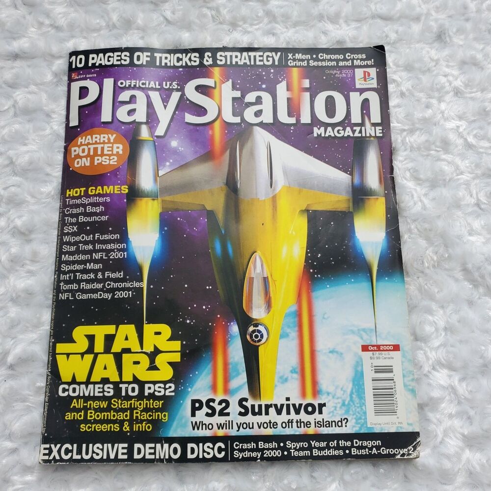 Issue 37 October 2000 Official U.S. PlayStation Magazine Video Game